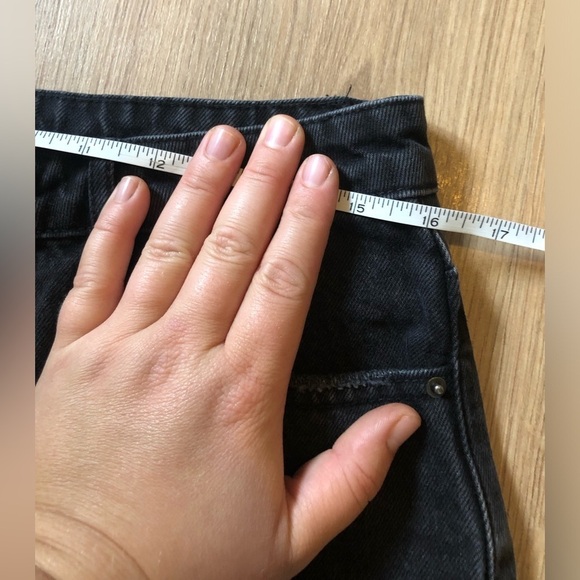 Misguided | High Rise Button Fly Shorts - Picture 6 of 7